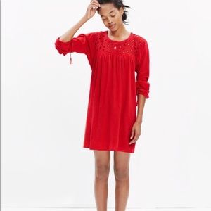 Madewell Eyelet Daybreak Dress size small